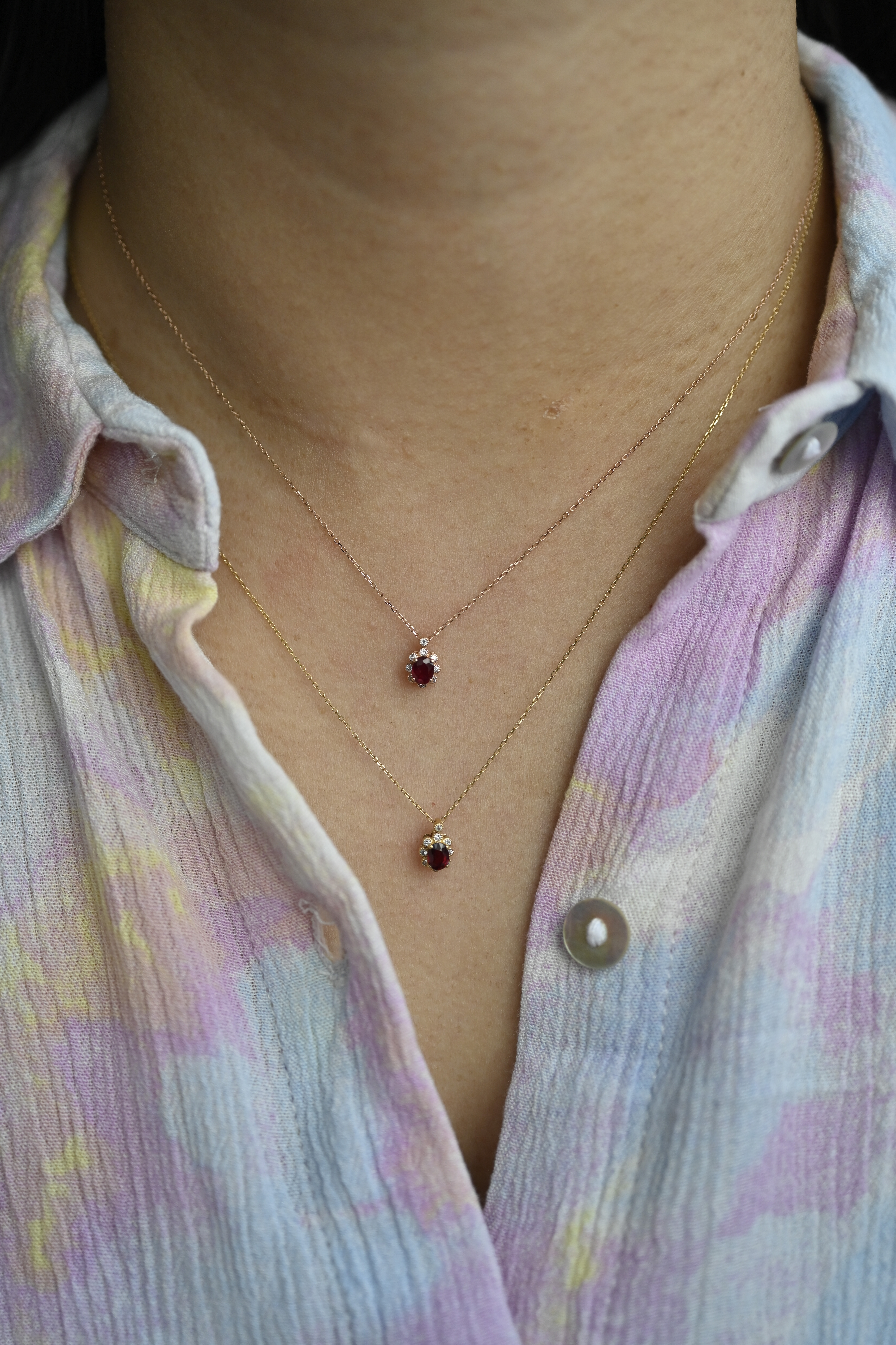 18k Espejo Diamond necklace