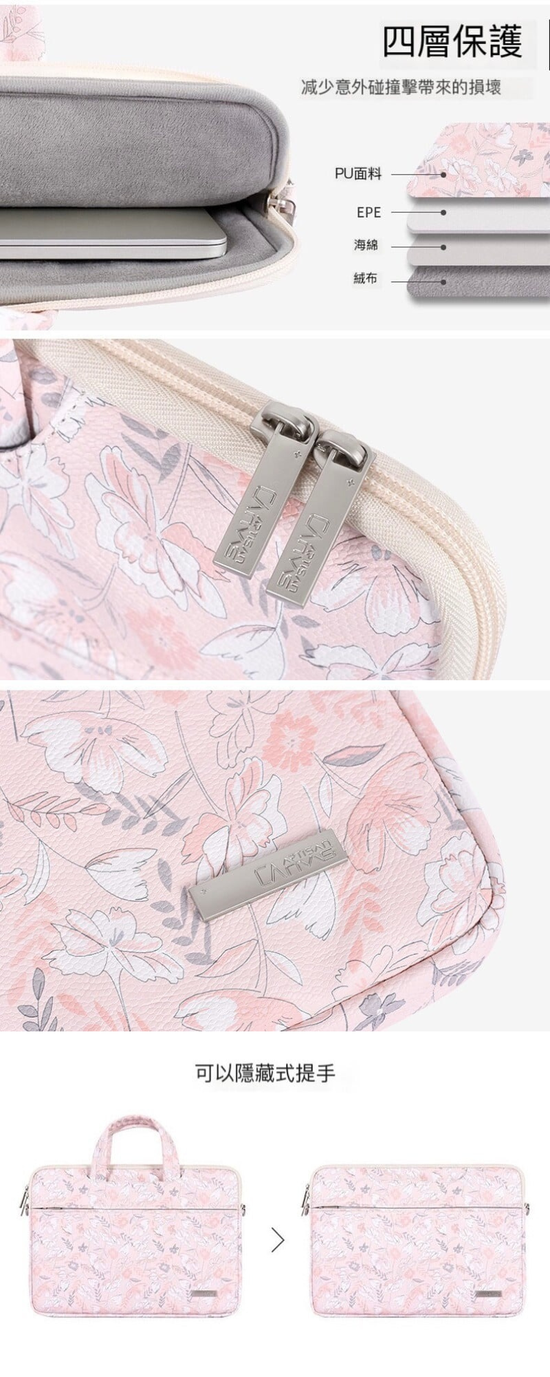 CanvasArtisan MacBook Pro 女装電腦袋 13,14和16寸