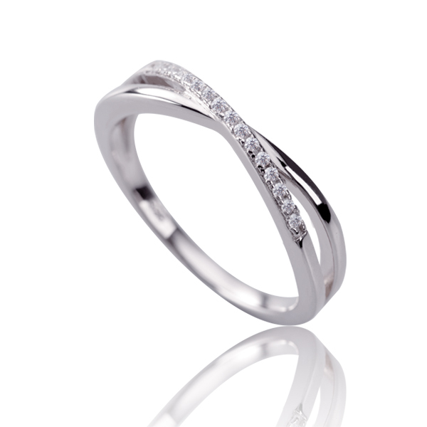 心的交界 純銀戒指