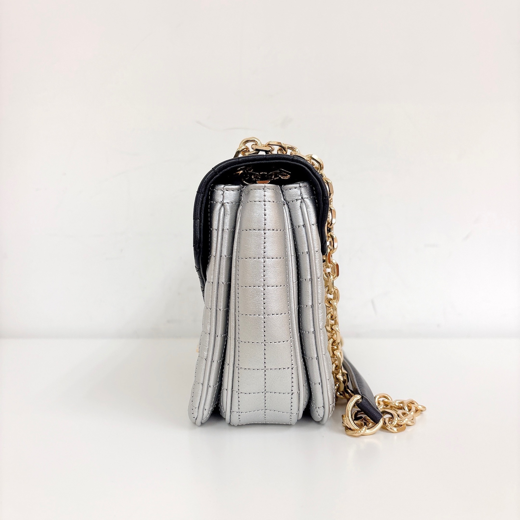 Celine C Bag - Black & Silver / Gold