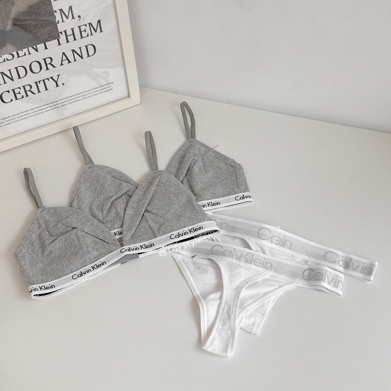 Calvin Klein CK 運動 內衣 無鋼圈 無內襯 灰 超高衩 三角褲 丁字褲 白 QF6686 QP1342O/ 現貨