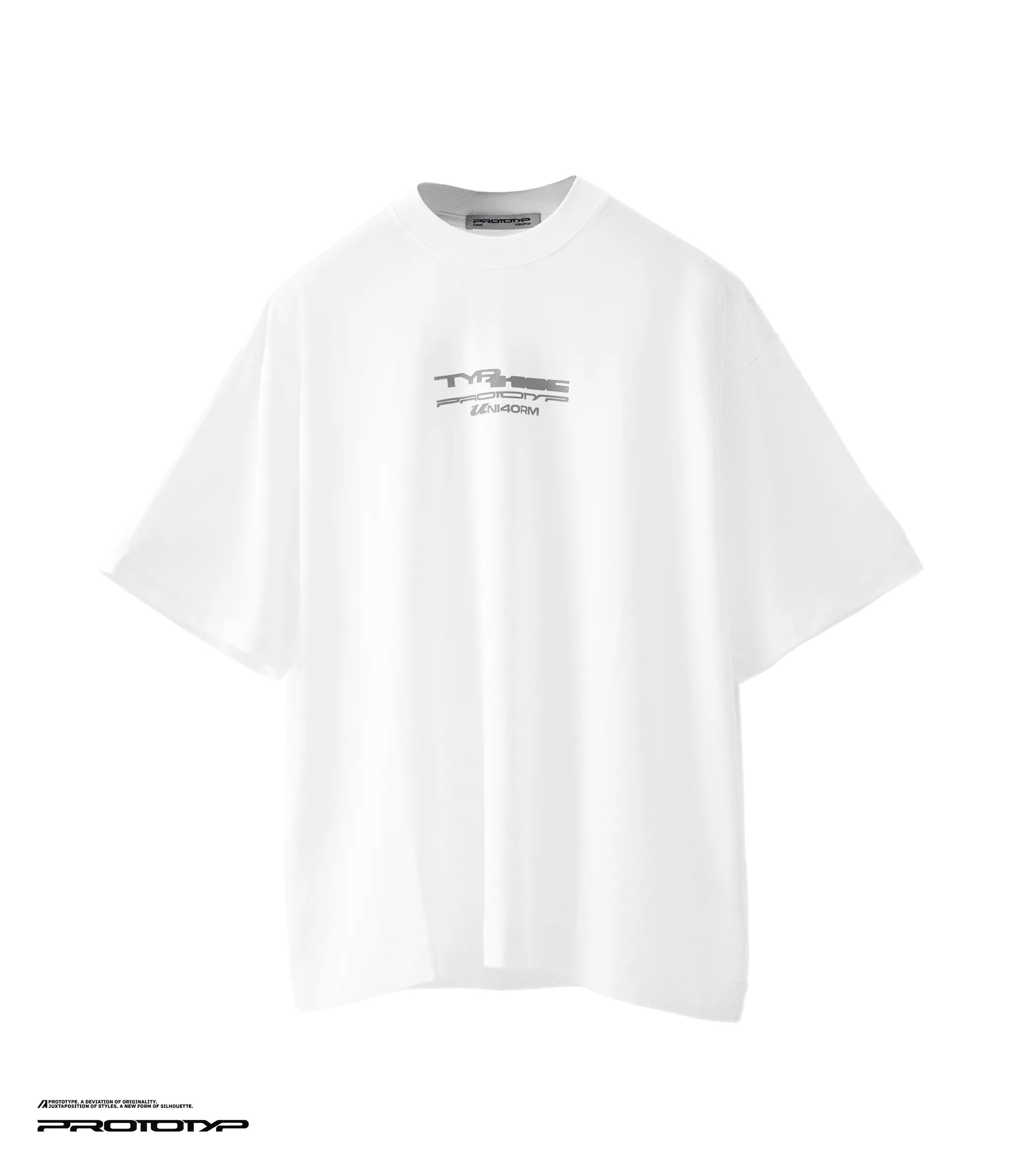 PROTOTYP / UNI4ORM Psycleclip Glint Tee - TYP1106 (White)