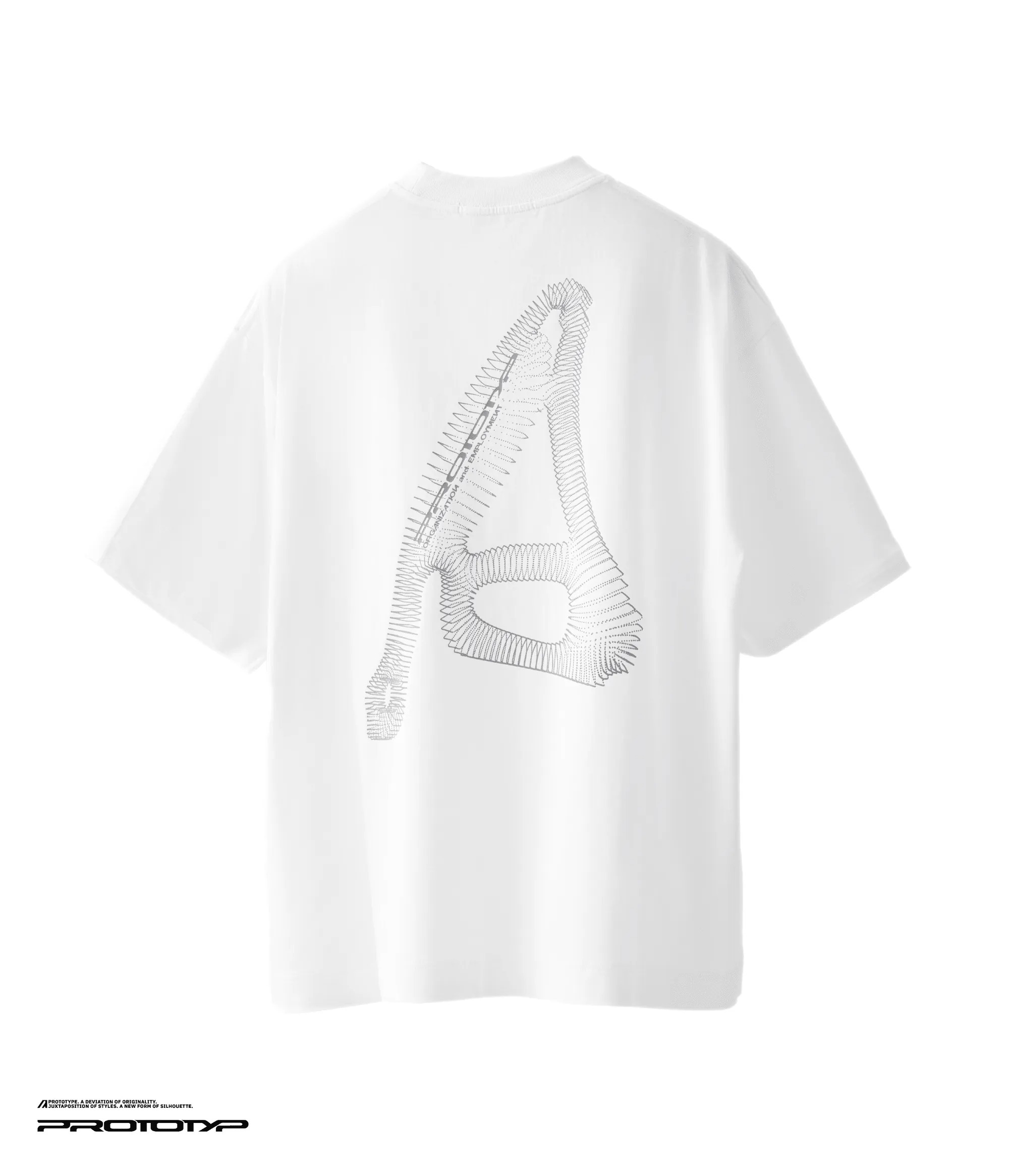 PROTOTYP / UNI4ORM Psycleclip Glint Tee - TYP1106 (White)