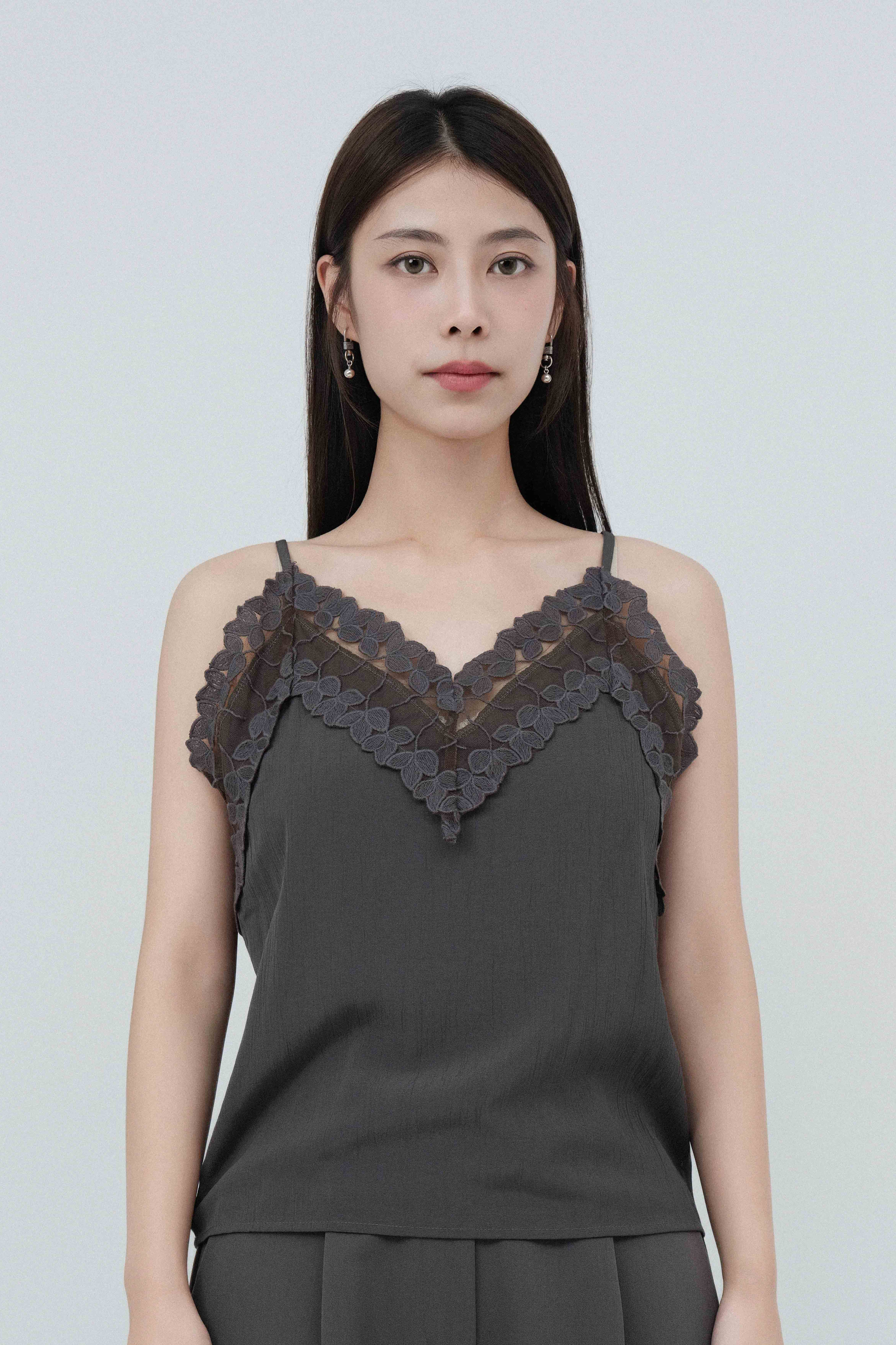 粗花邊內衣款吊帶背心（現貨款式）