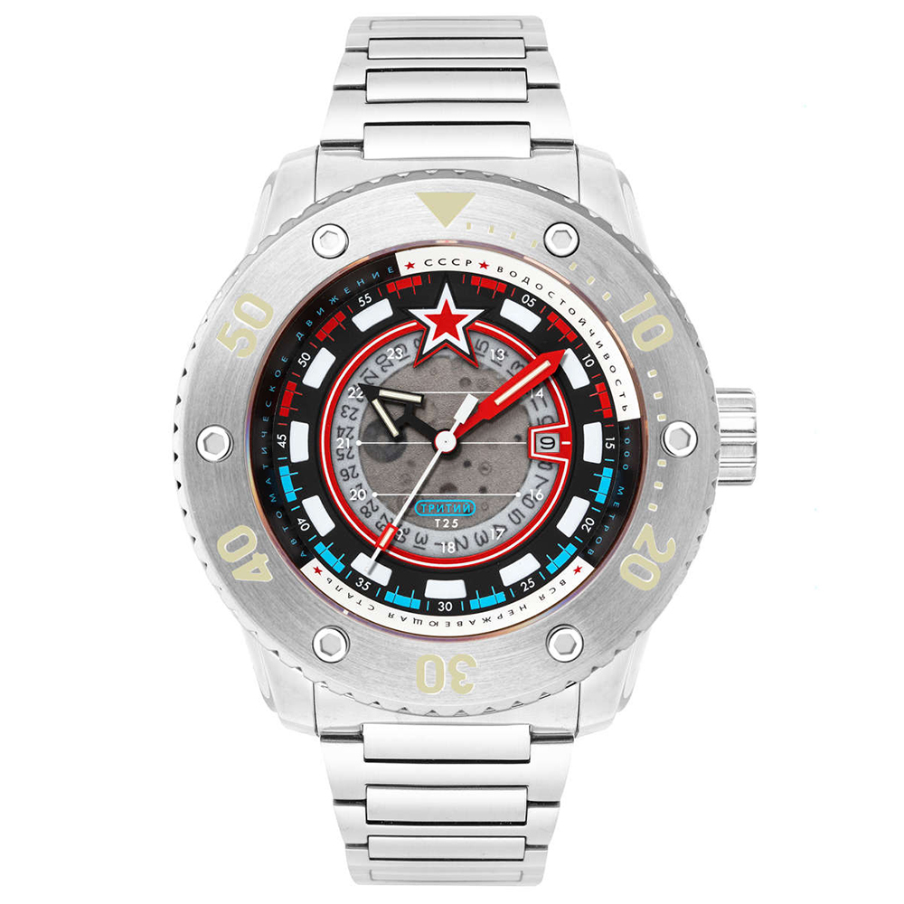 (海外代購)【CCCP】CP-7095-11 Naval Kondor Tritium 男士自動手錶-下單請先私訊詢問