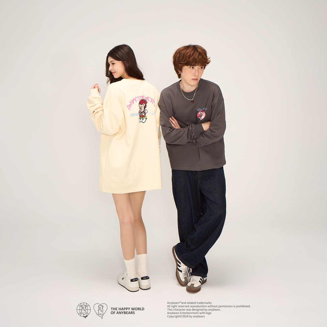 ANYBEARS® 西索熊大學T