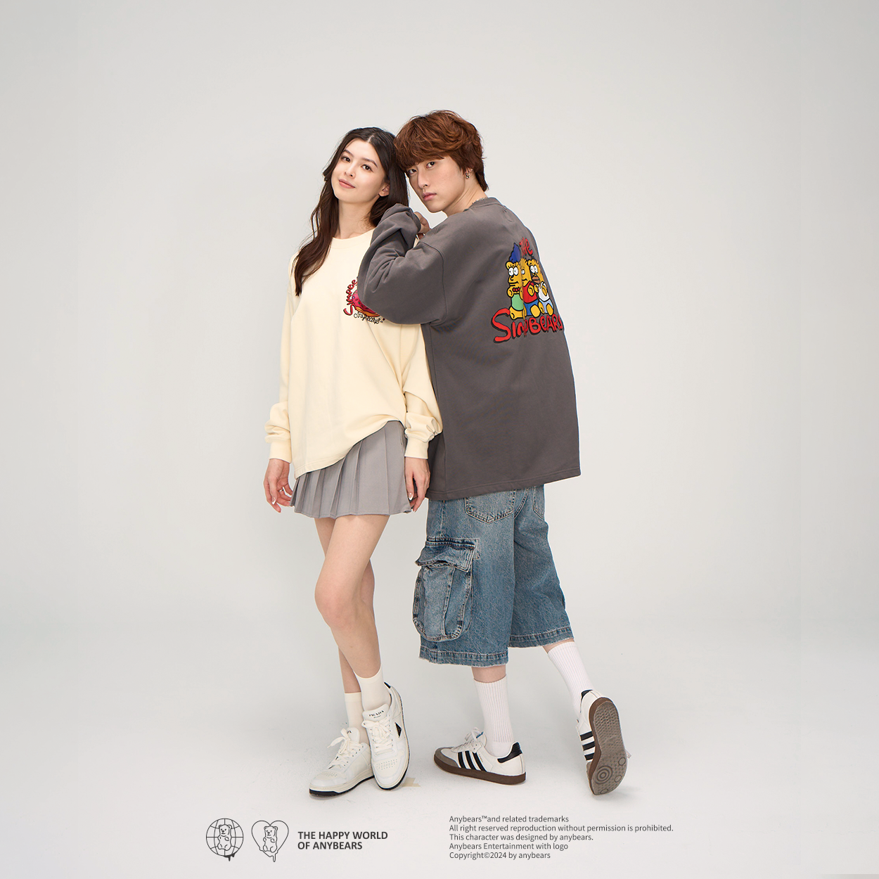 ANYBEARS®Simp BEAR 辛普熊大學T