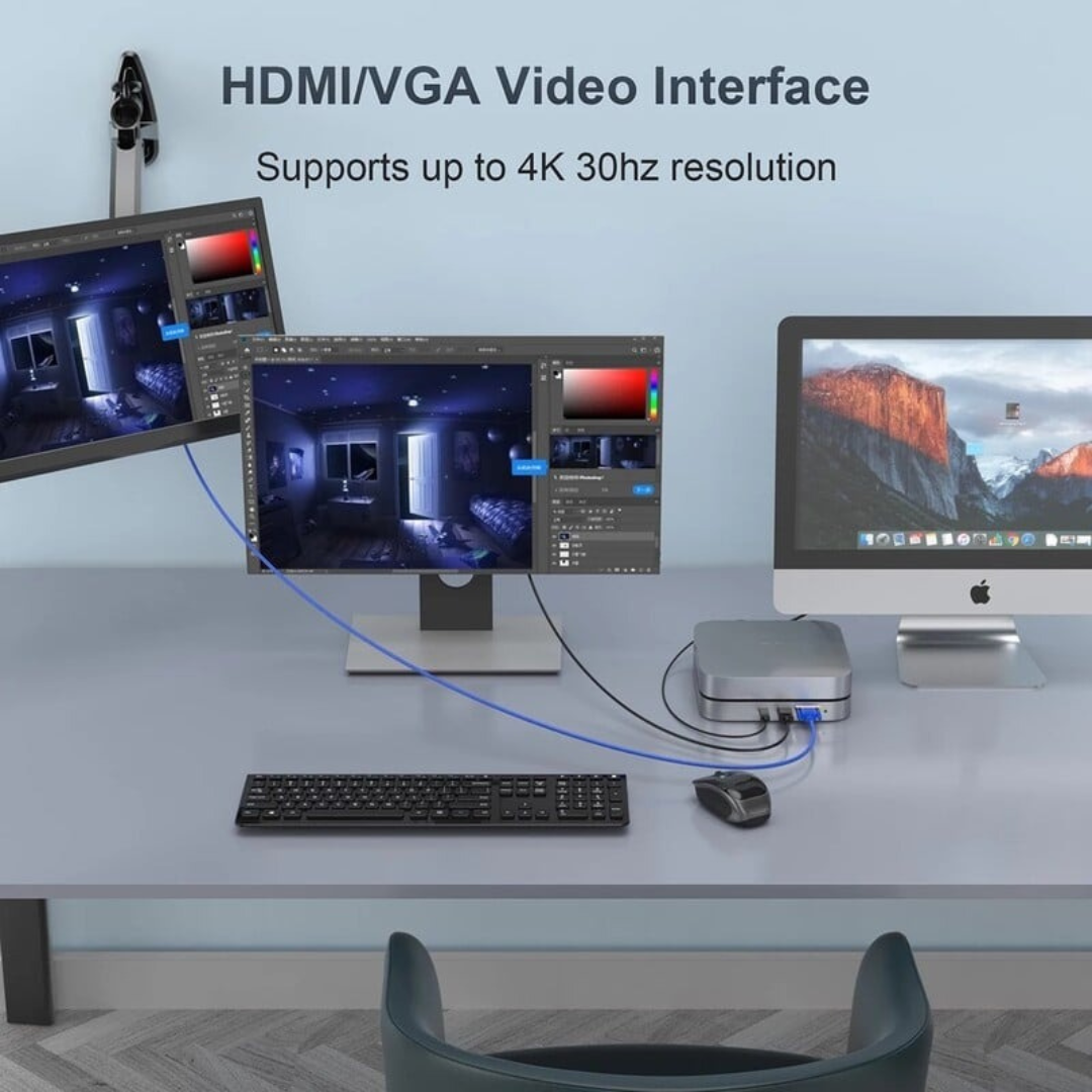 Rocketek 12 Ports Mac Mini Dock 硬盤盒