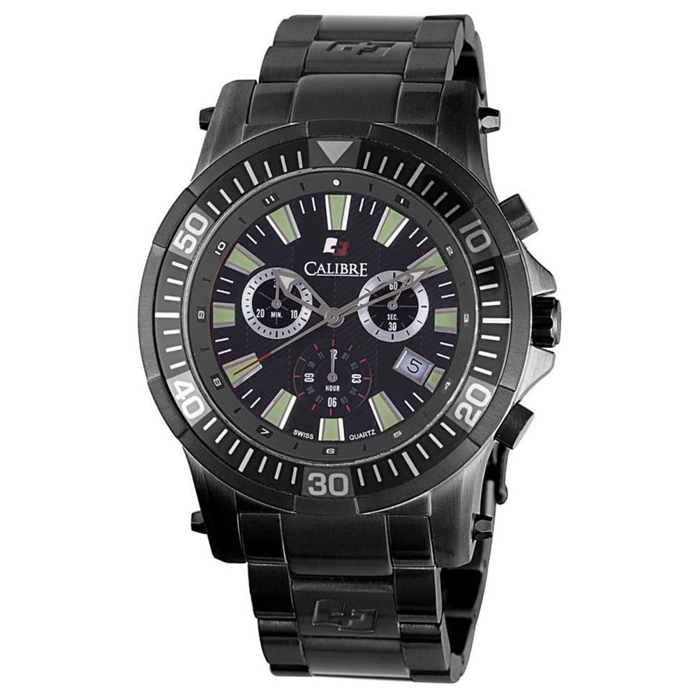(海外代購)【Calibre】SC-5H2-13-007 Hawk Chrono 男士手錶-下單請先私訊詢問