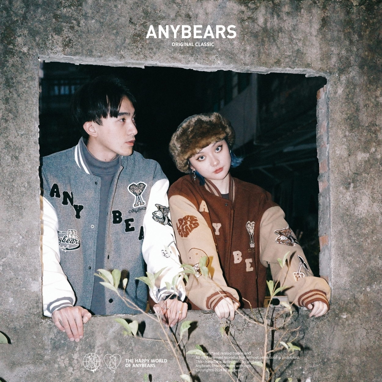 ANYBEARS®Baseball jacket 棒球外套