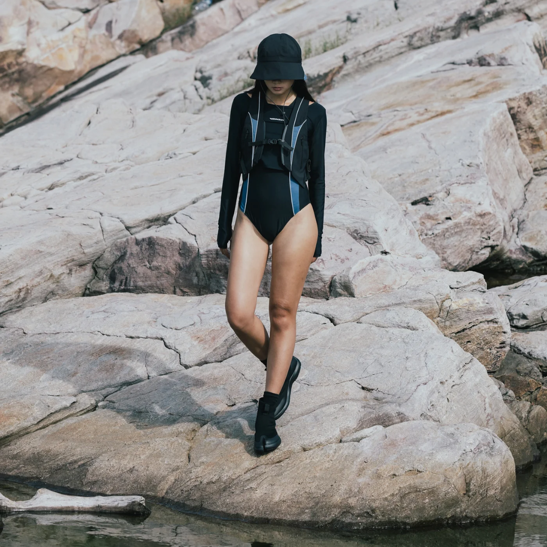 [售完為止]▲WISDOM® X moun  一字領型長袖半身防曬衣