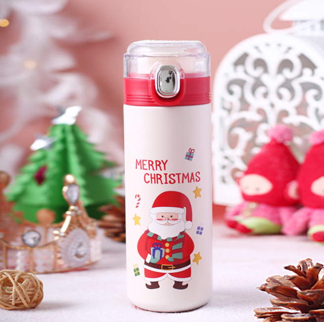 現貨區 聖誕可愛麋鹿保溫杯300ML AD1958