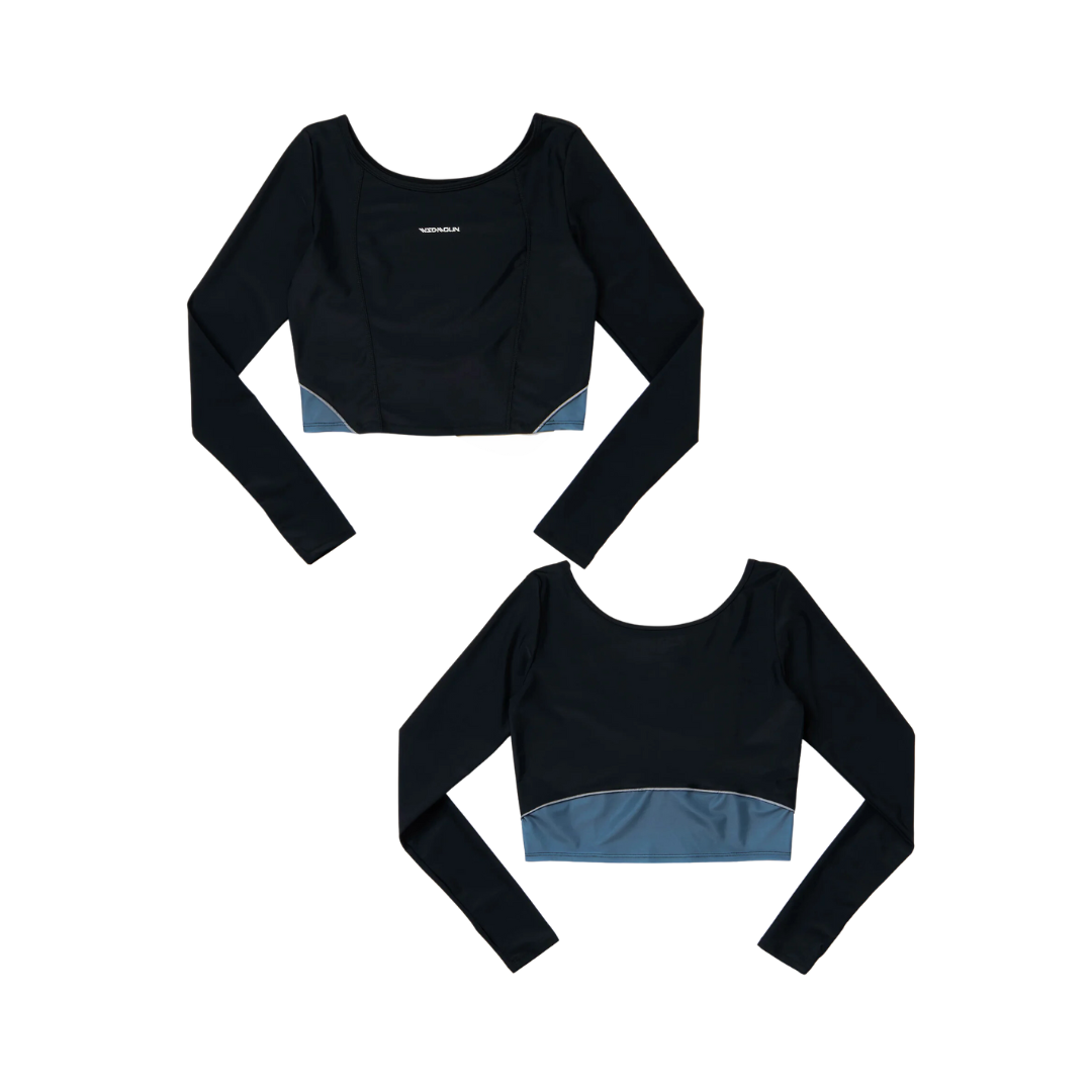 [售完為止]▲WISDOM® X moun  一字領型長袖半身防曬衣