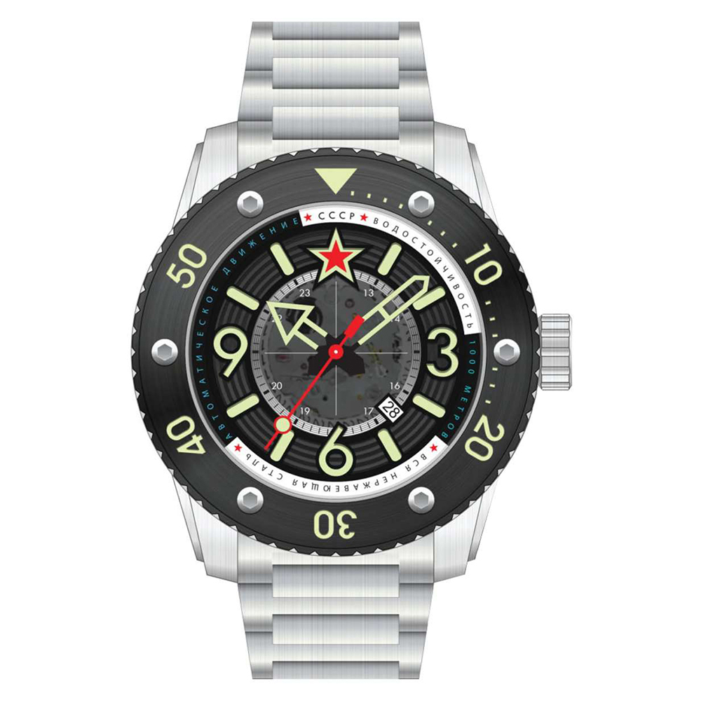 (海外代購)【CCCP】CP-7094-11 海軍梭子魚男士自動手錶-下單請先私訊詢問