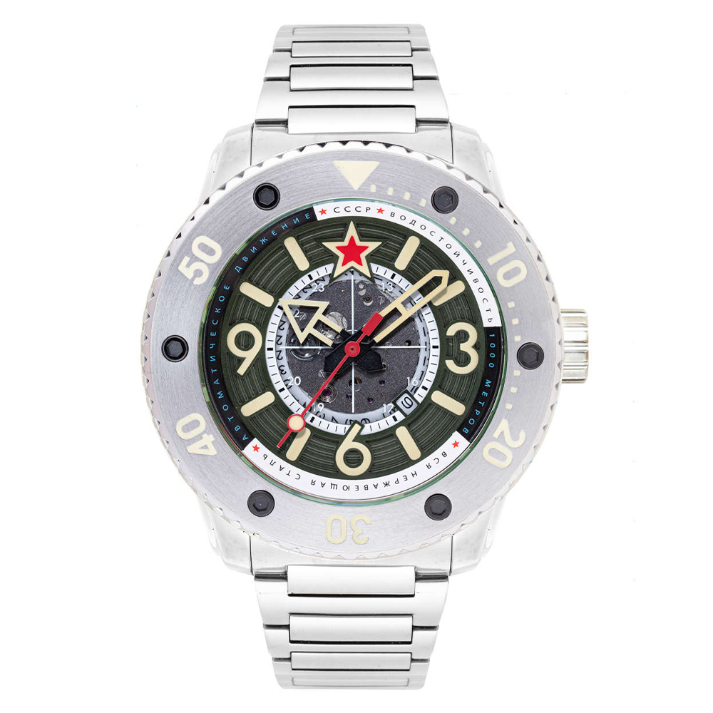 (海外代購)【CCCP】CP-7094-33 海軍梭子魚男士自動手錶-下單請先私訊詢問