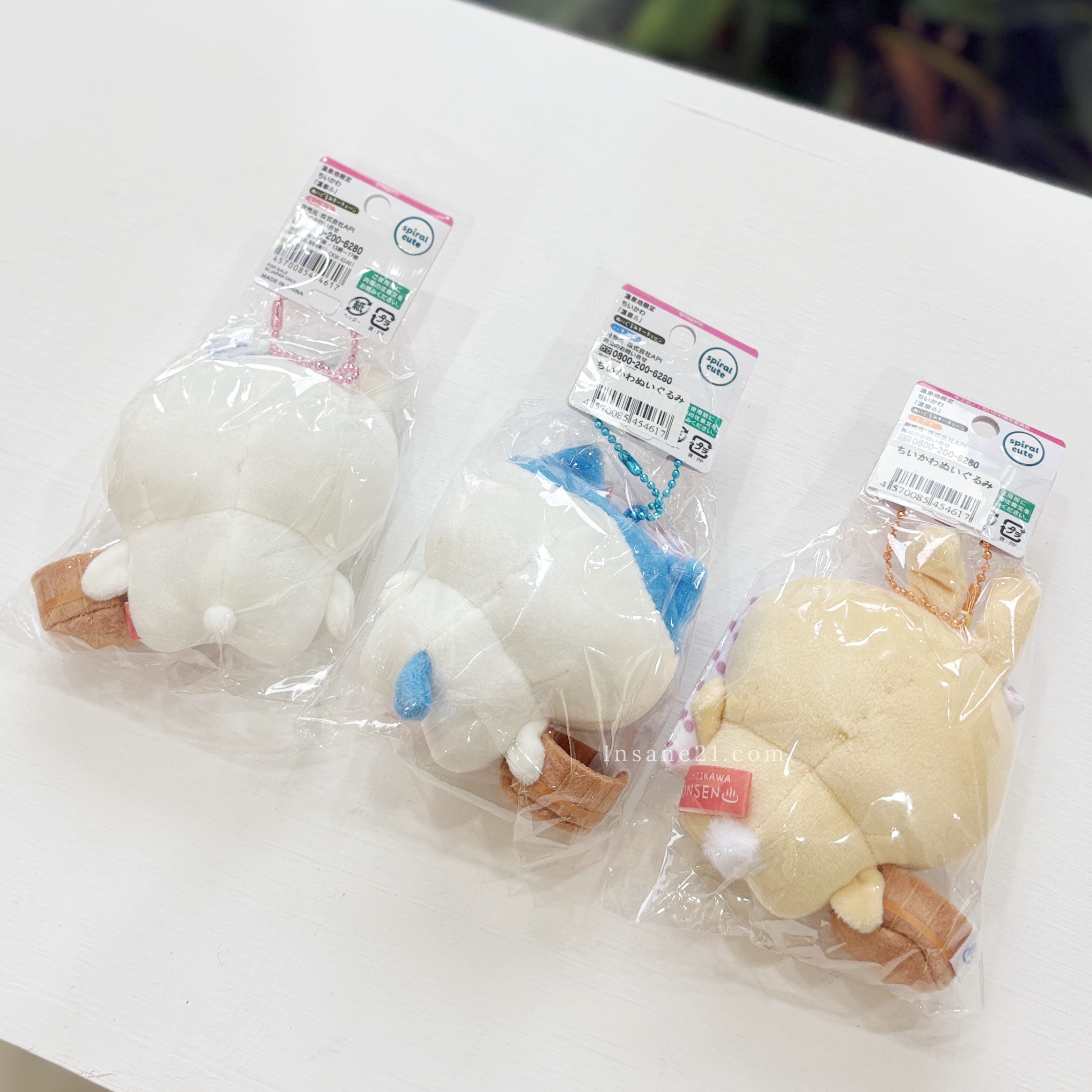 CHIIKAWA吉伊卡哇 溫泉系列吊飾 區域限定