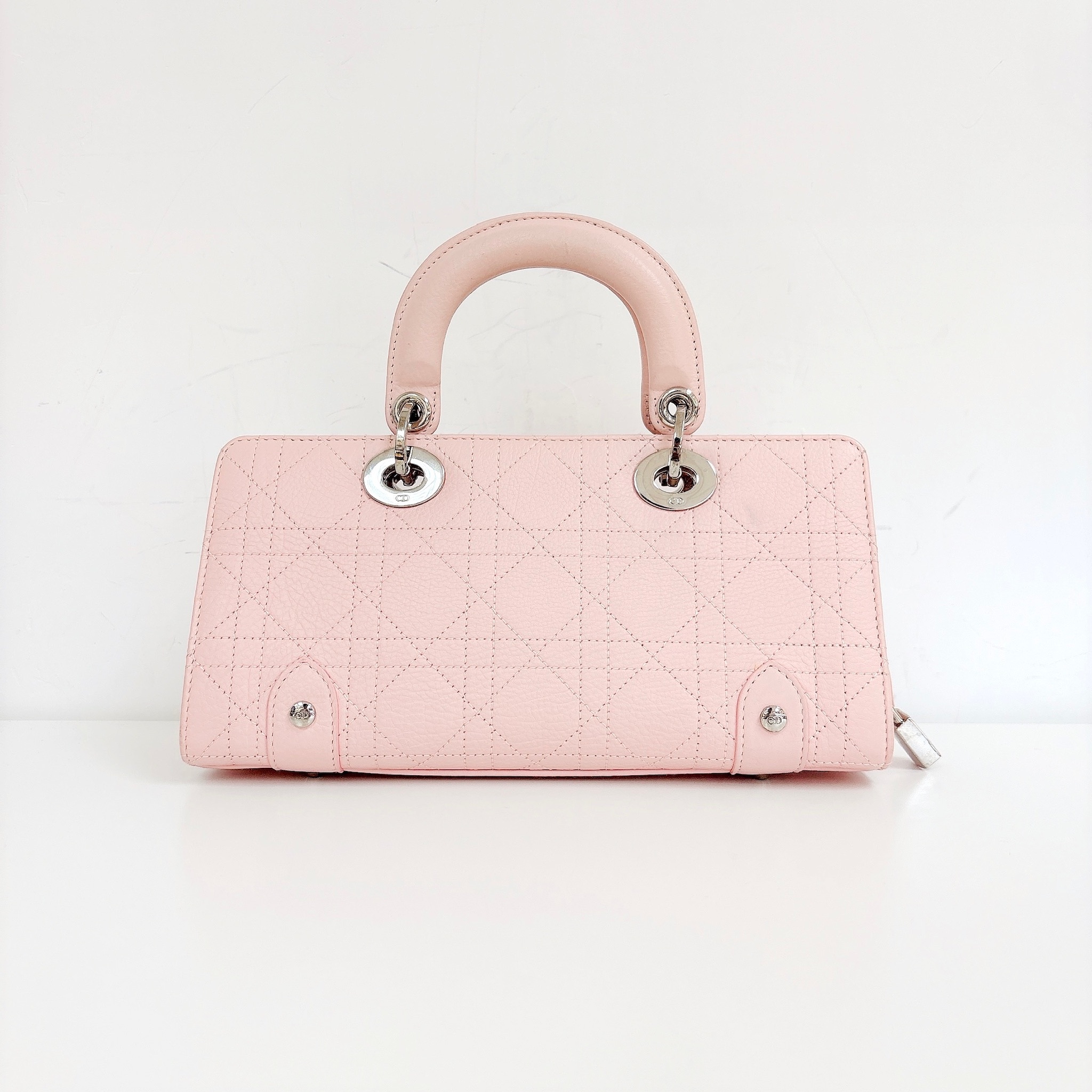 Dior Small East West Lady Dior - Pink / Shw