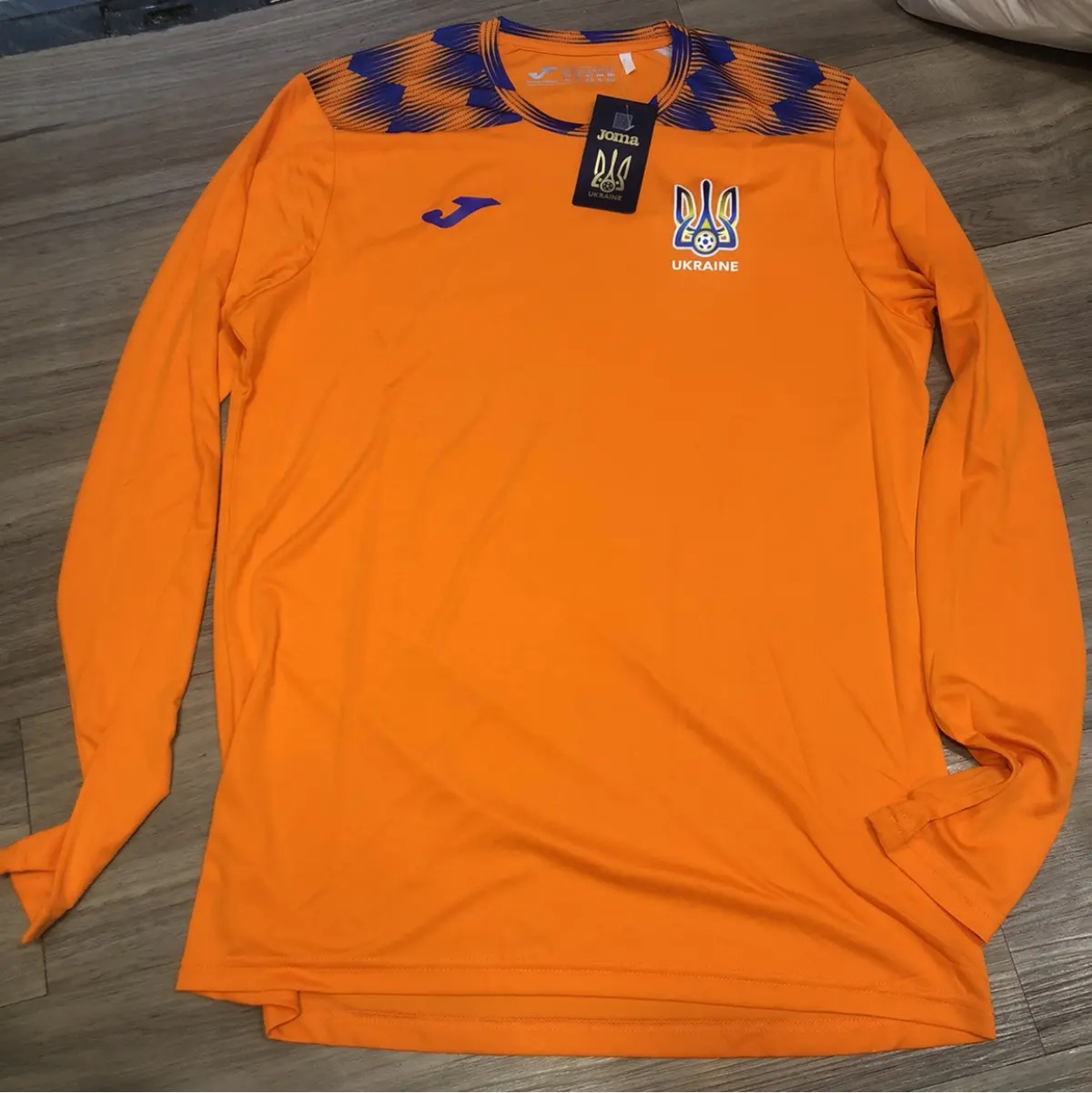 2023 Ukraine Orange Goalkeeper Shirt