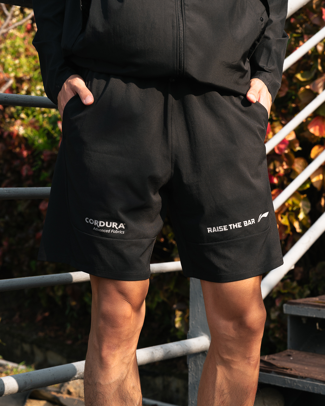 『Cordura軍規級用料 強度再提升🪖』李寧運動短褲 黑