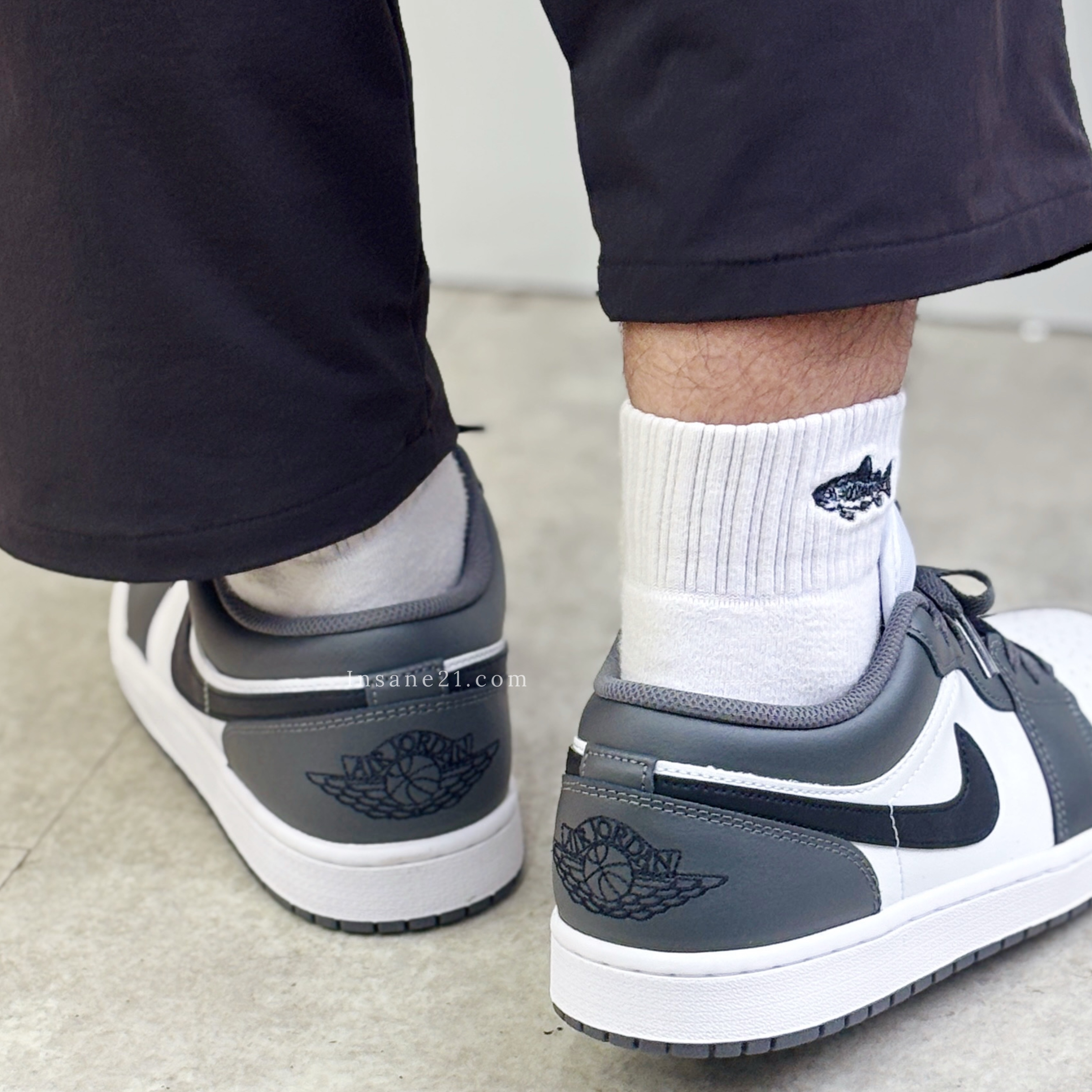 NIKE AIR JORDAN 1 AJ1 鐵灰 休閒鞋 男鞋 553558-152