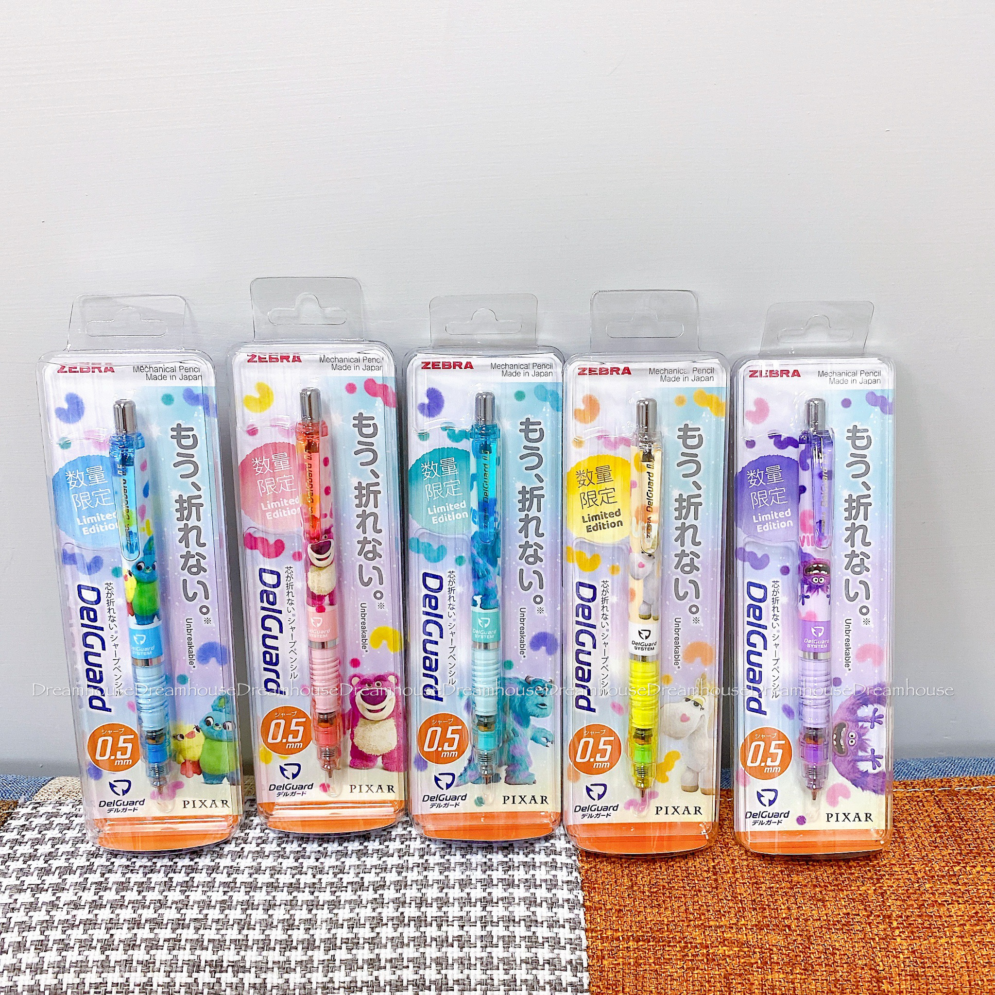 🇯🇵限定發售🇯🇵 ZEBRA 皮克斯 玩具總動員 熊抱哥 兔崽子 鴨霸 奶油獨角獸 怪獸大學 毛怪 ART 自動鉛筆 自動筆