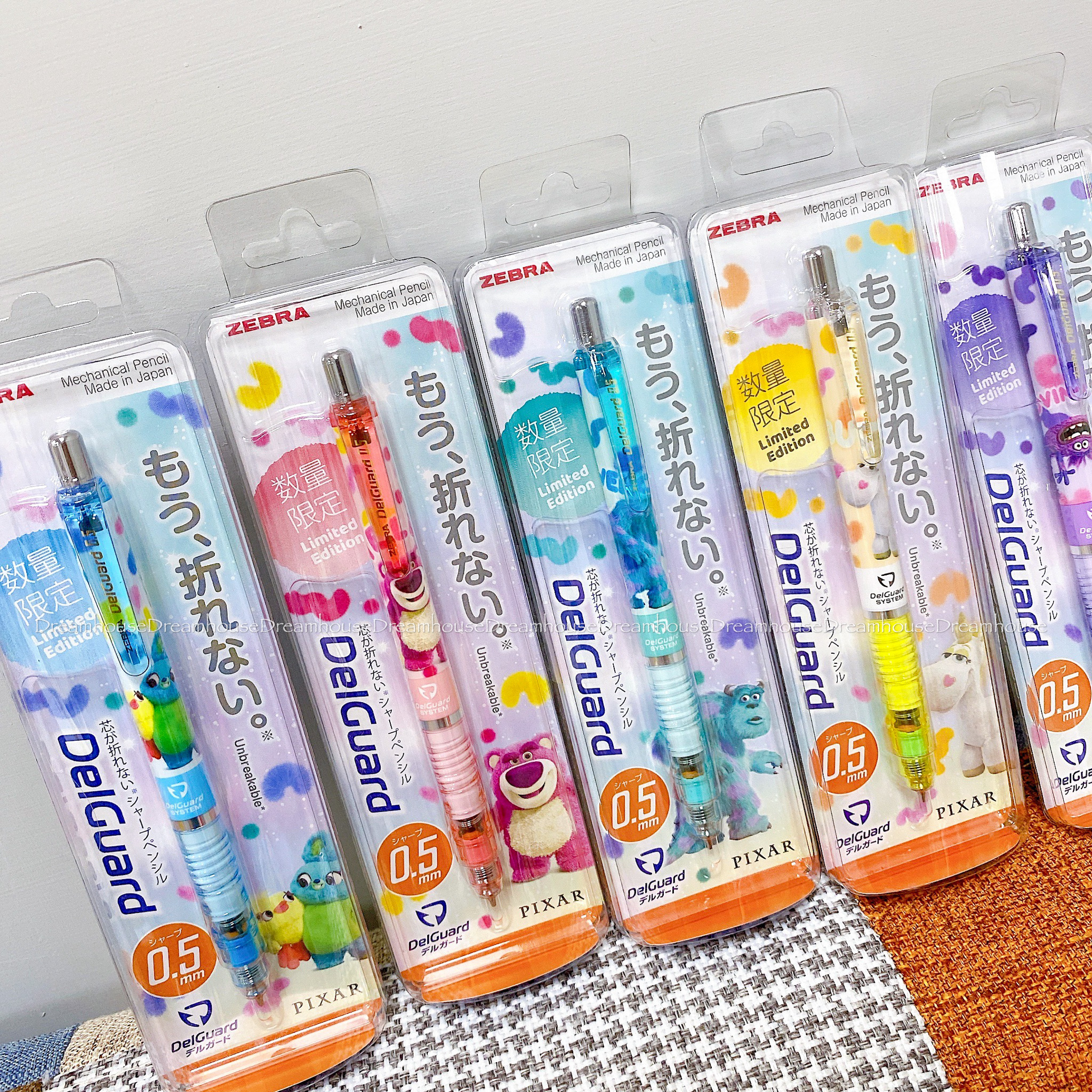 🇯🇵限定發售🇯🇵 ZEBRA 皮克斯 玩具總動員 熊抱哥 兔崽子 鴨霸 奶油獨角獸 怪獸大學 毛怪 ART 自動鉛筆 自動筆