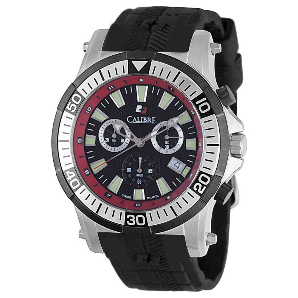 (海外代購)【Calibre】SC-4H2-04-007.4 Hawk Chrono 男士手錶-下單請先私訊詢問