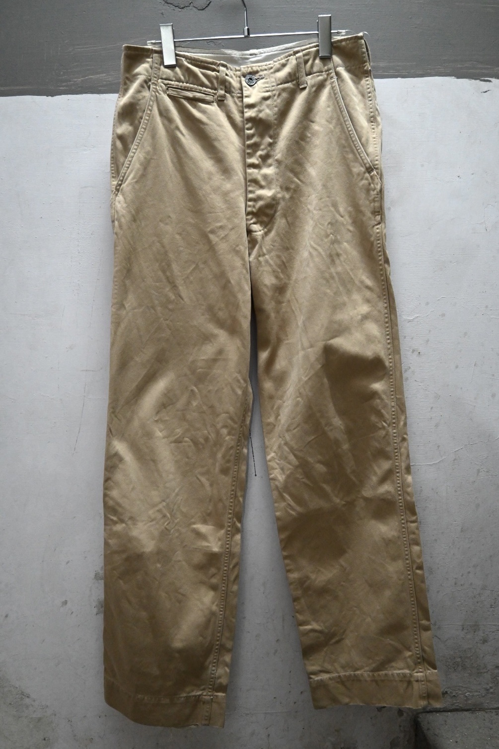 OLD Real McCoy’s US ARMY M-41 Chino Pants( Metal Button )