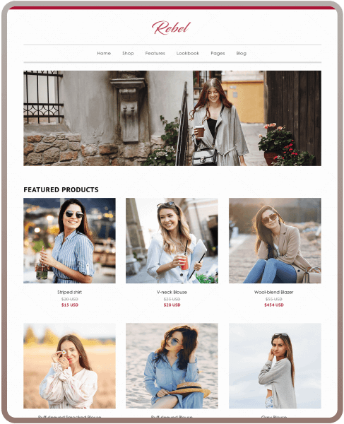 SHOPLINE 商店版型主題 Rebel