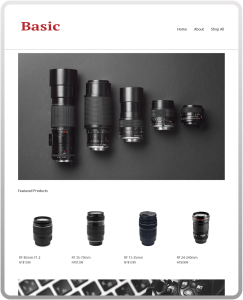 SHOPLINE 商店版型主題 Basic