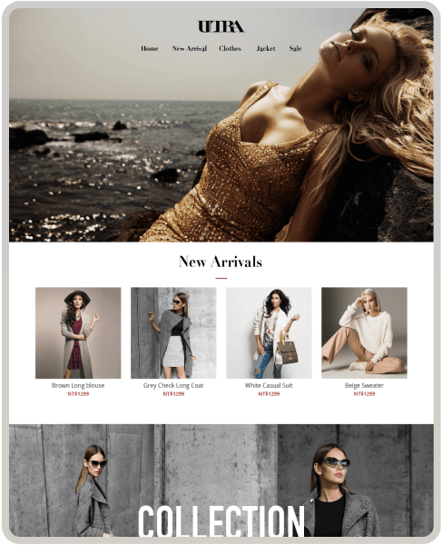 SHOPLINE 商店版型主題 Ultra Chic