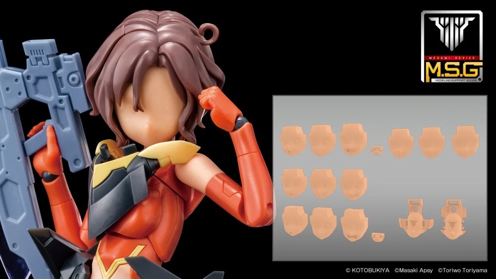 女神裝置M.S.G 05 臉部零件包 膚色D (KP731)