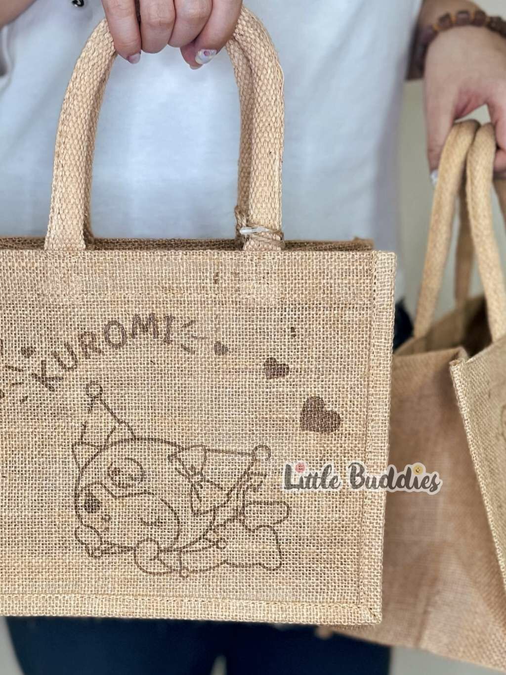 日版Sanrio環保黃麻手提袋