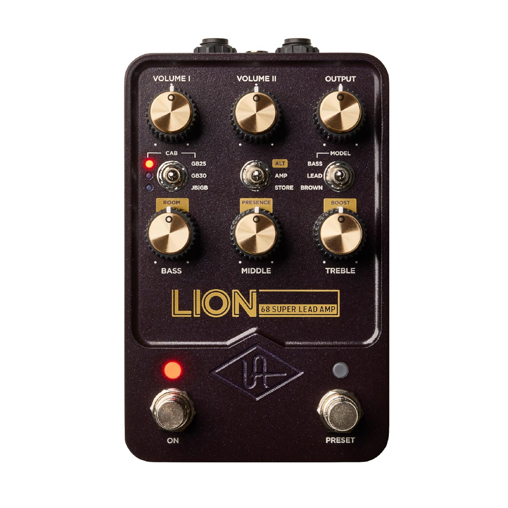 Universal Audio Universal Audio / Lion '68 Super Lead Amp Pedal 效果器 (GPM-LION) <台灣代理公司貨> — 三峽效果器｜YA! 玩音樂