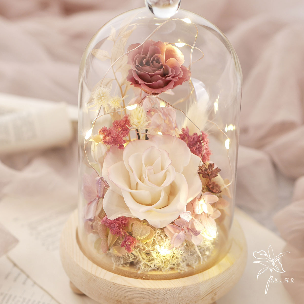 【 只想留在你身邊 】長型玻璃花盅-小