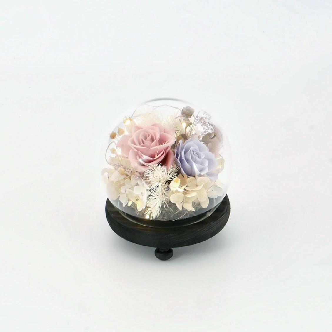 【細水長流的愛情】圓球玻璃花盅-小