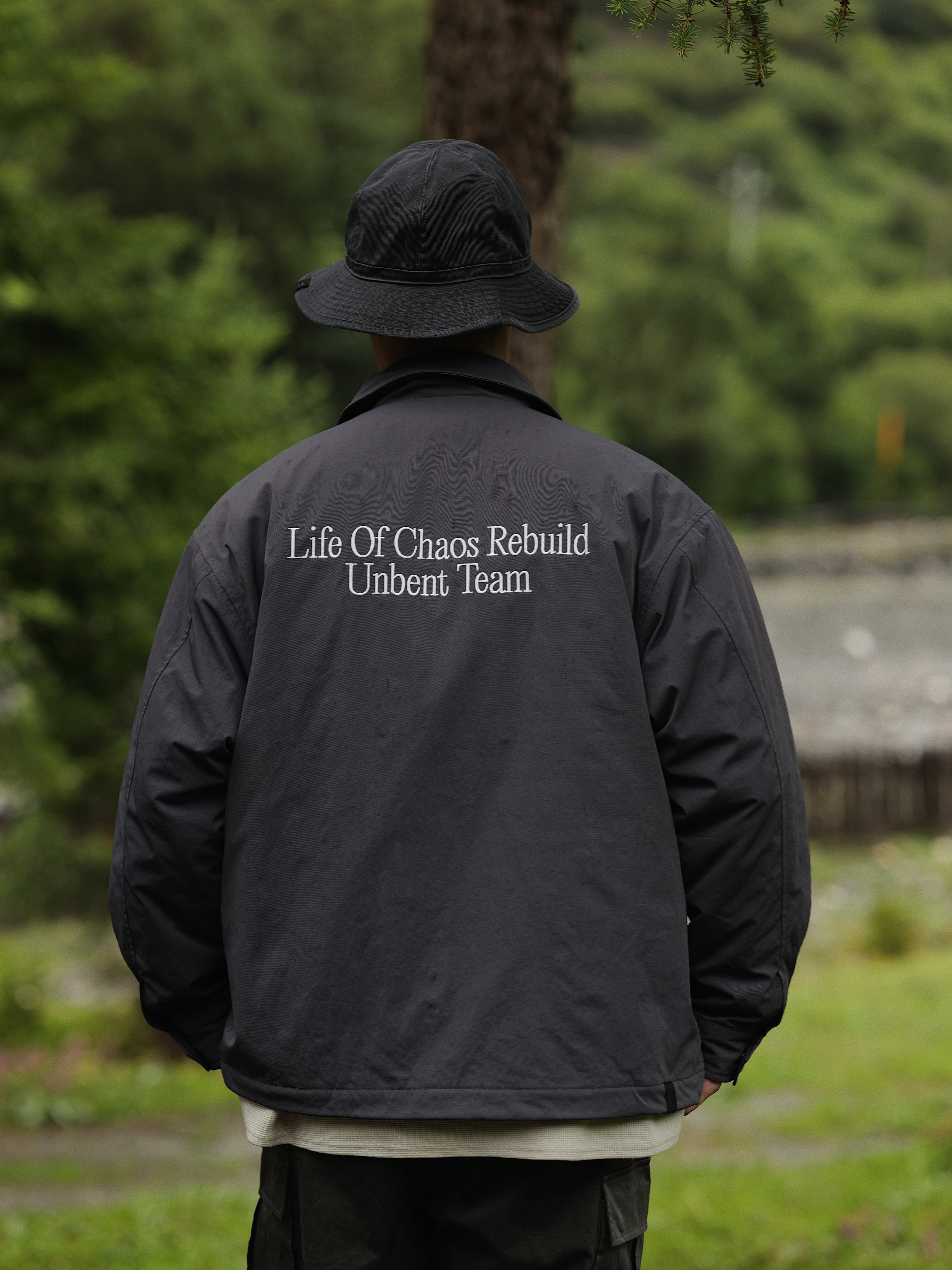 #預購 UNBENT 24AW 刺繡 3M新雪麗保暖棉 教練外套 2色