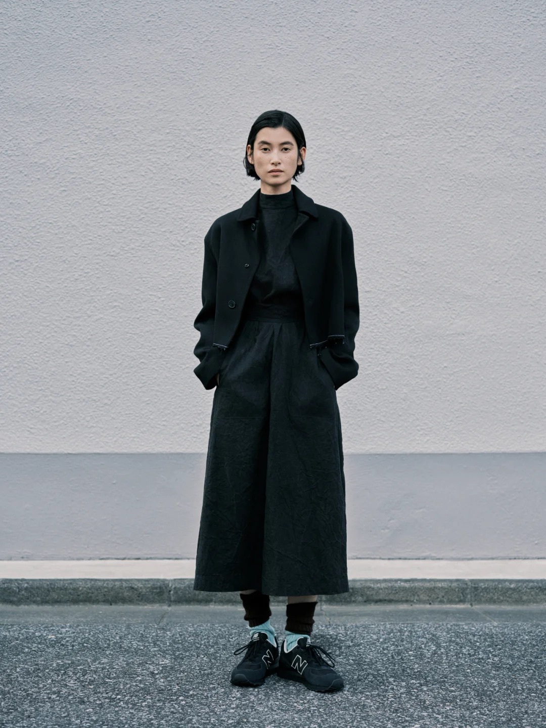 niko and... X NEW BALANCE 574 NB 聯名款 黑奶油 全黑 絨面 網布 異材質 U574NAB / 預購