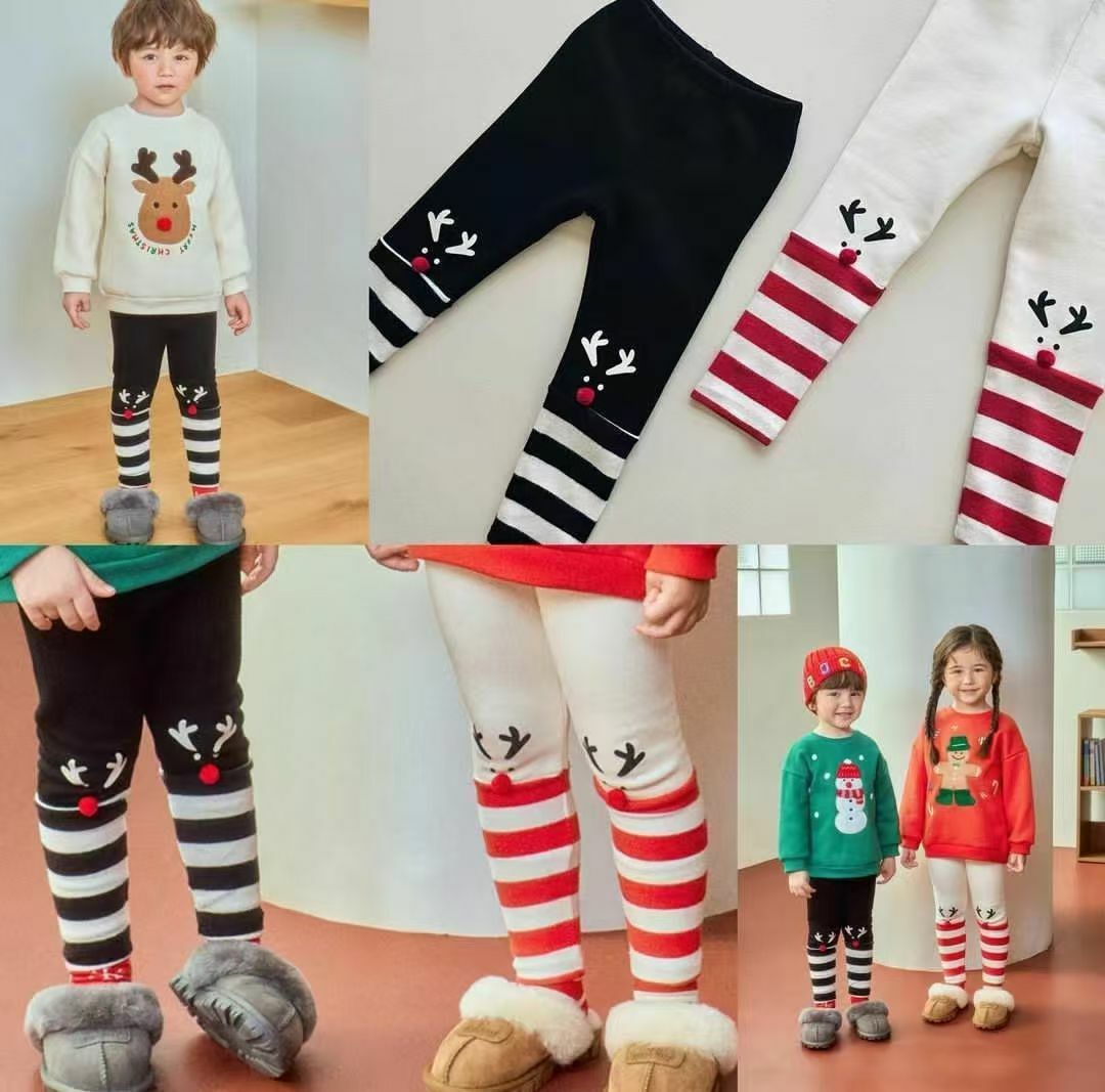 廠單 聖誕款純棉毛圈衛衣/打底褲