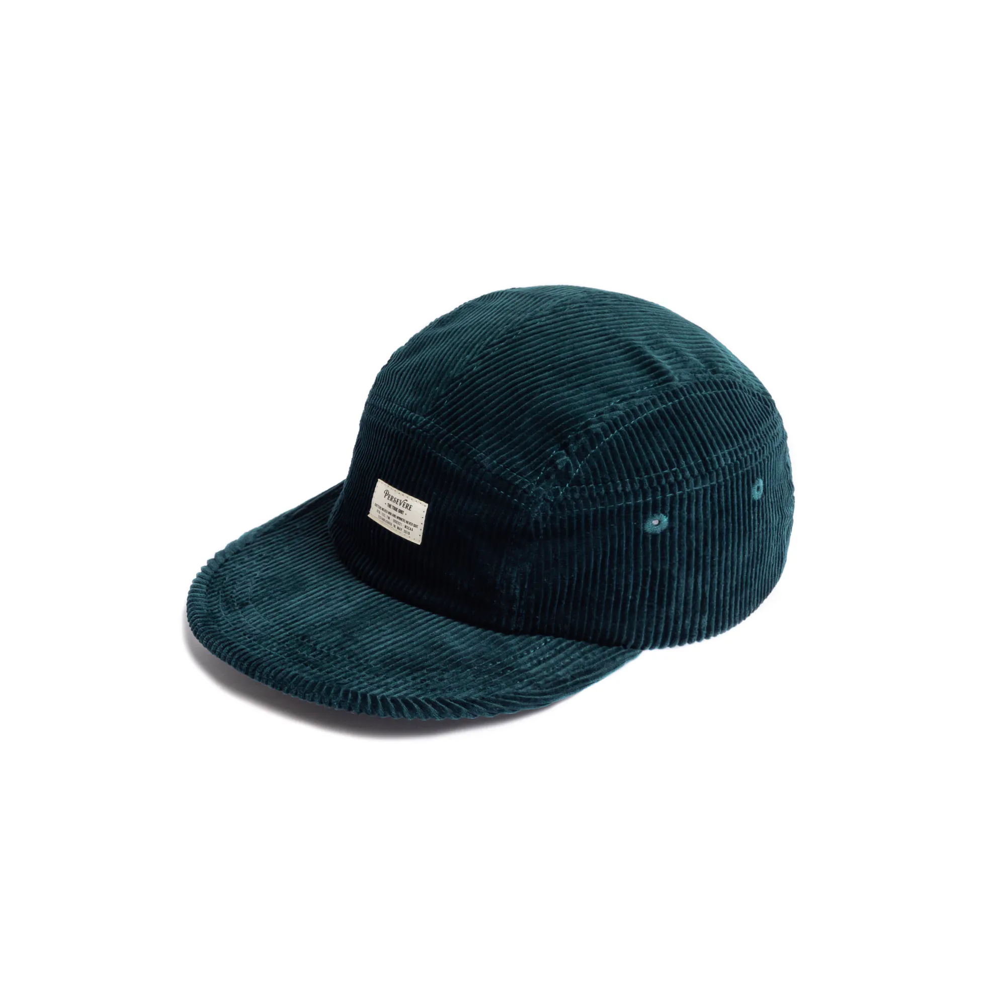 PERSEVERE FIVE PANEL CORDUROY CAP - GREEN