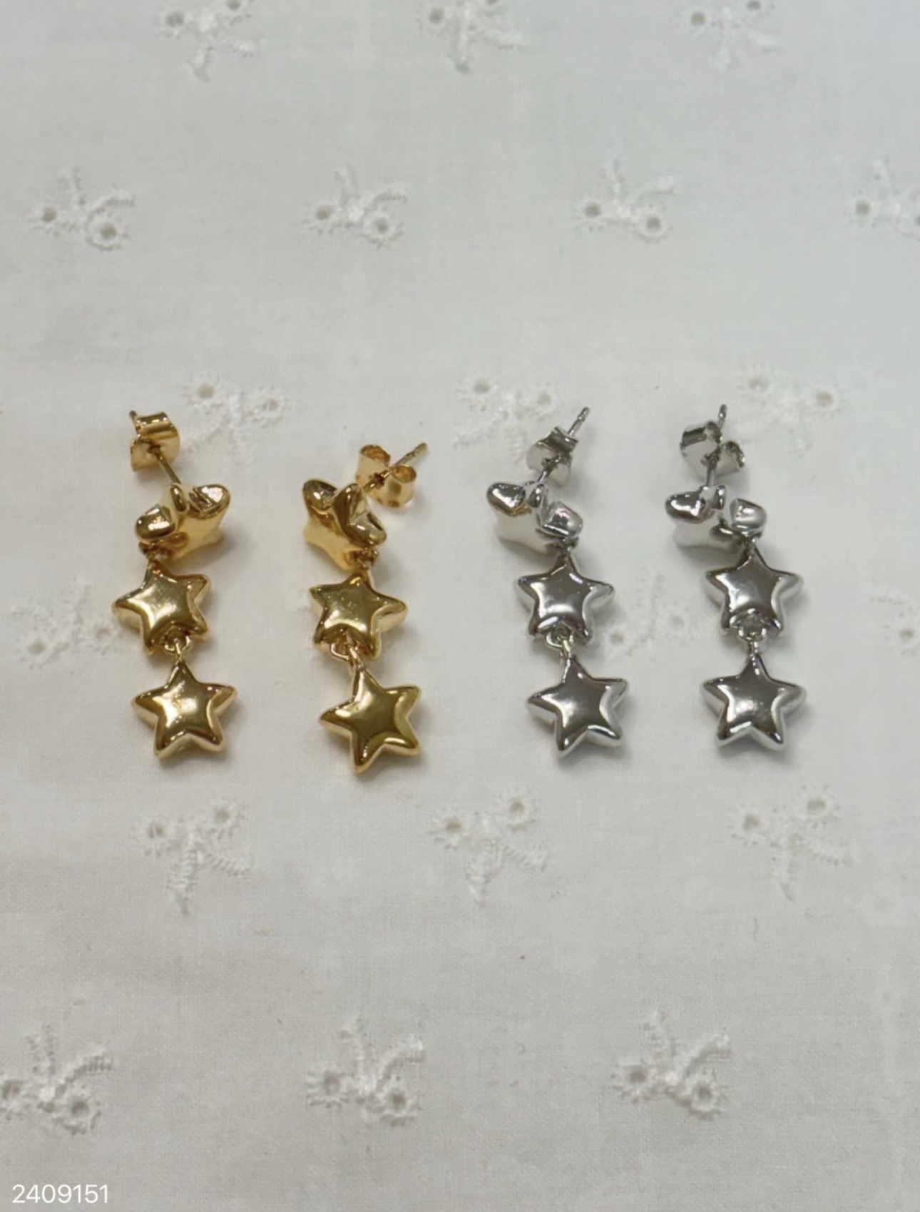 10.23 星星垂墜耳環