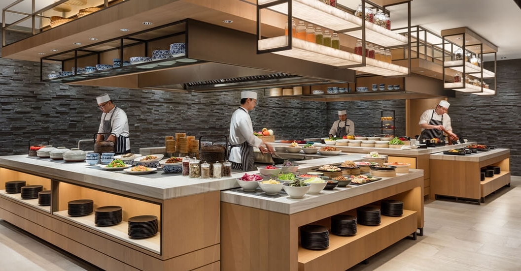 國泰萬怡酒店 自助區