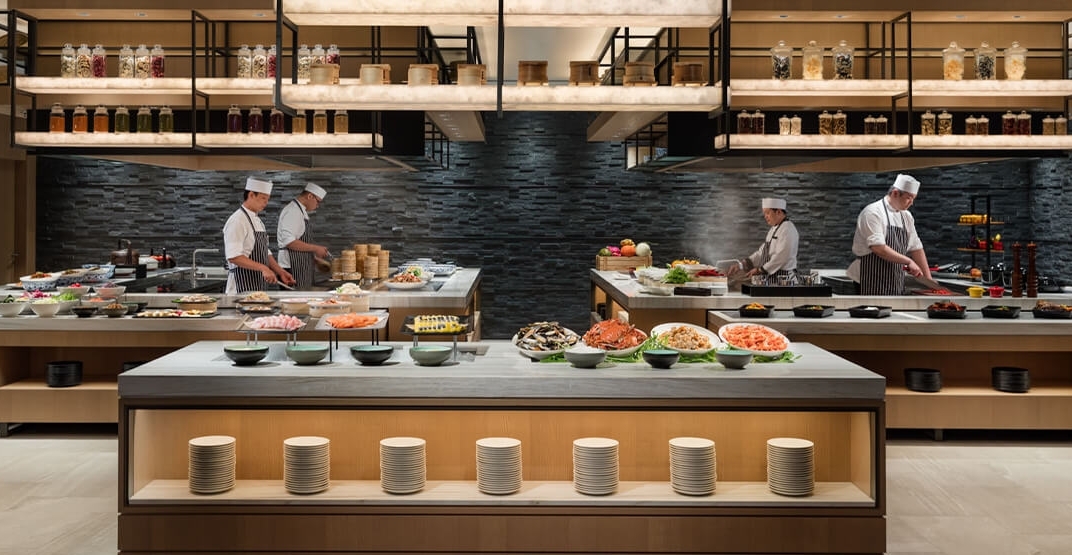 國泰萬怡酒店 自助區