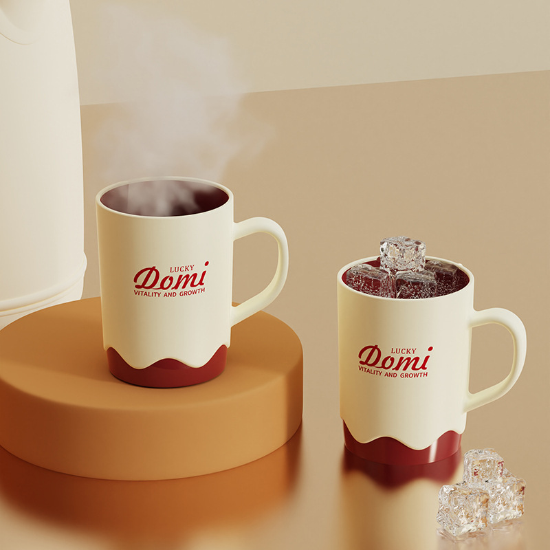 《5046》奶油復古漱口杯