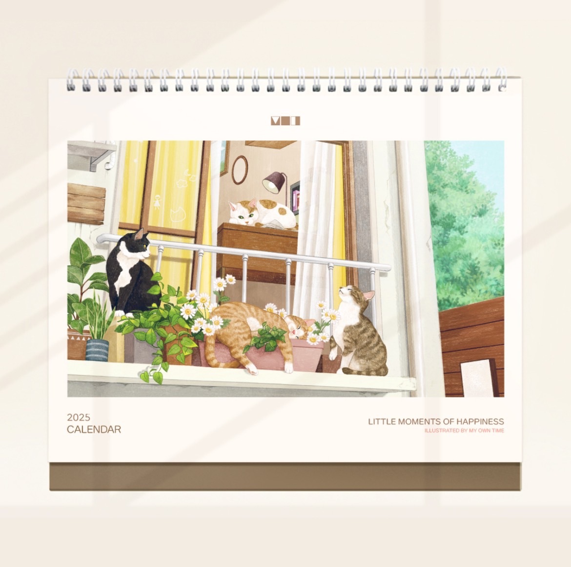 My Own Time 貓之歲月✦𝟐𝟎𝟐𝟓插畫月曆