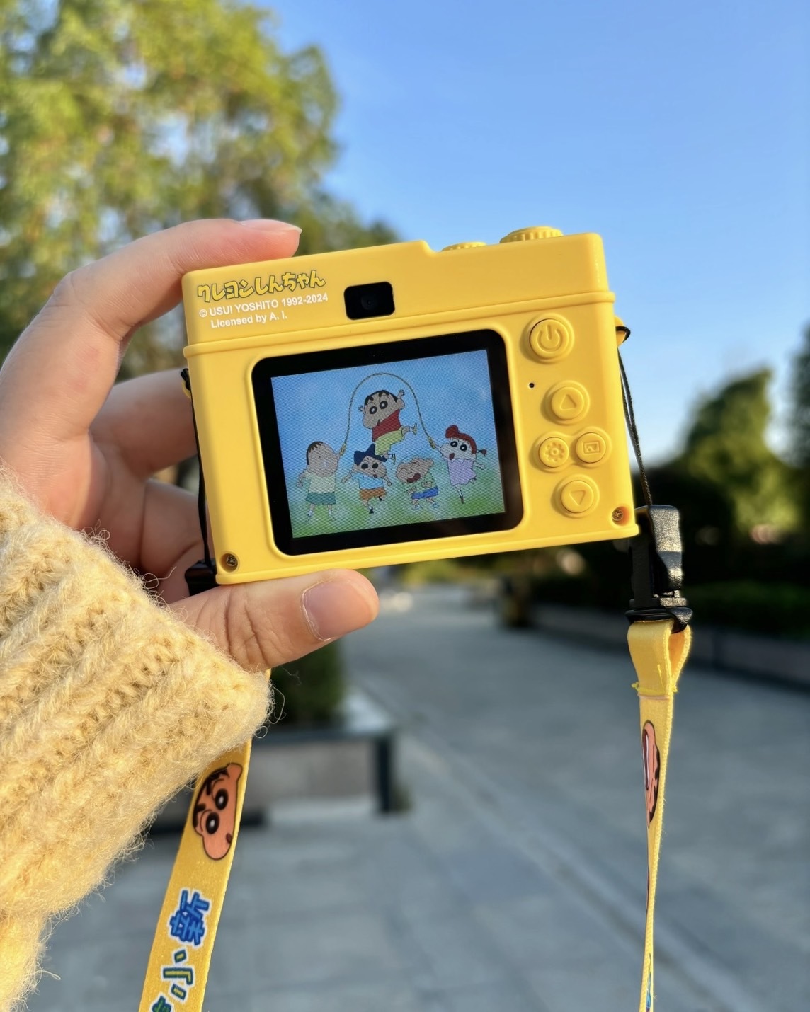 <正版授權>蠟筆小新 迪咔相機 時光相機 高清畫質 拍照/錄影 三色兒童相機 送禮首選