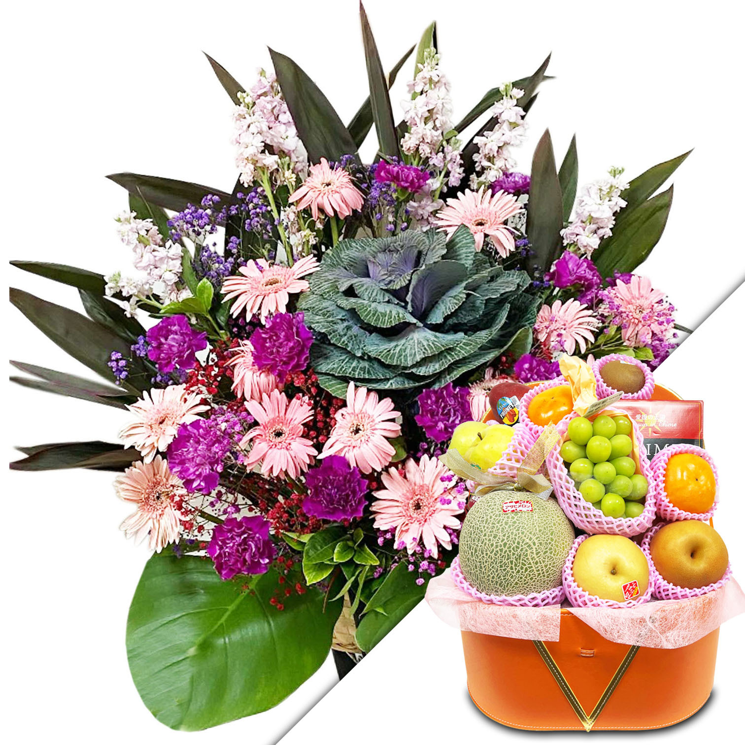 開張優惠套餐 花籃+果籃 03
