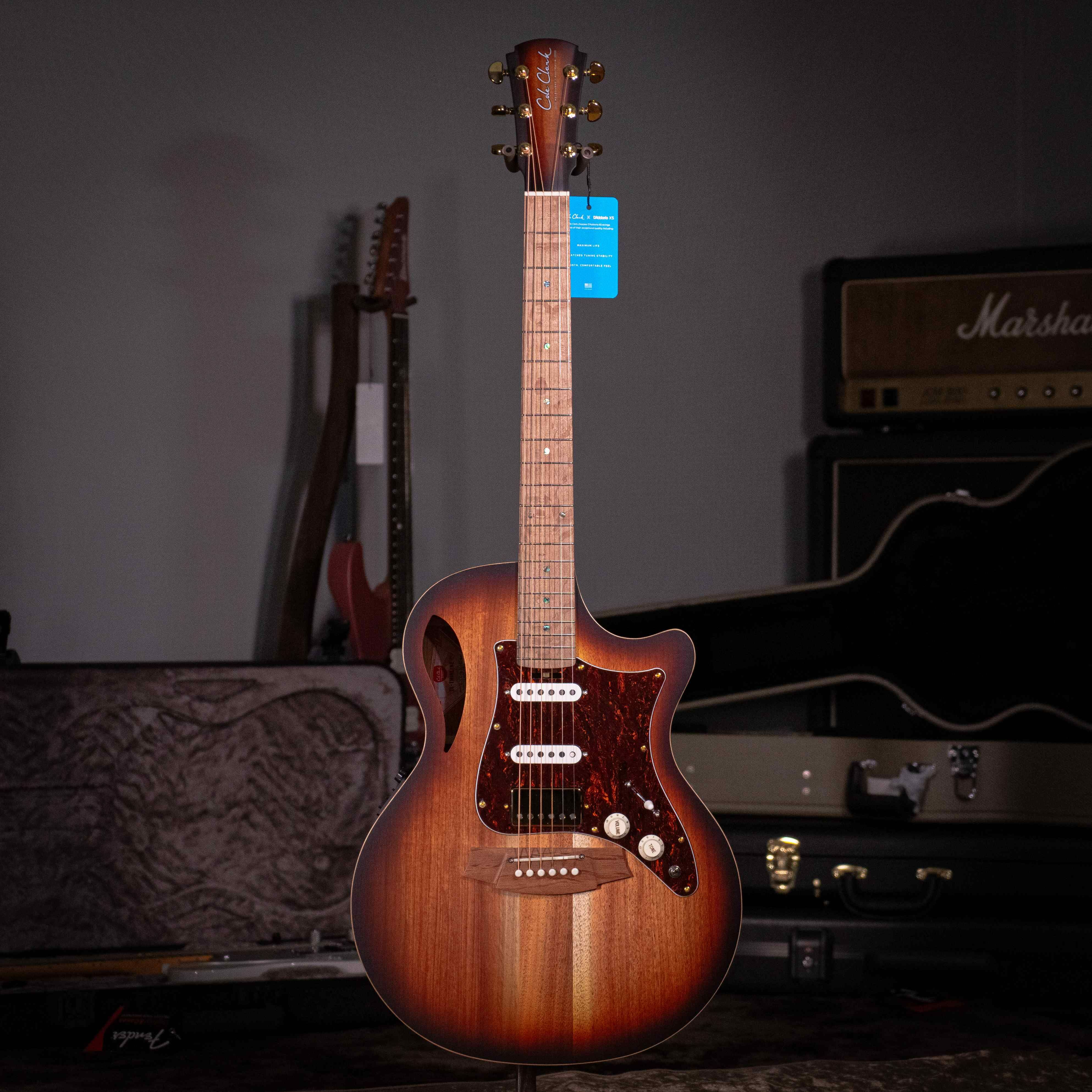 Cole Clark TL2EC BLBL-HSS-SUN 澳洲精品吉他 空心吉他