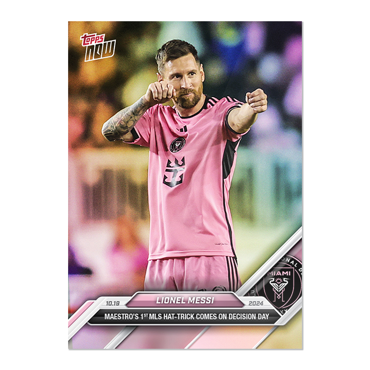 Lionel Messi  2024 MLS Topps NOW 官方授權球員卡
