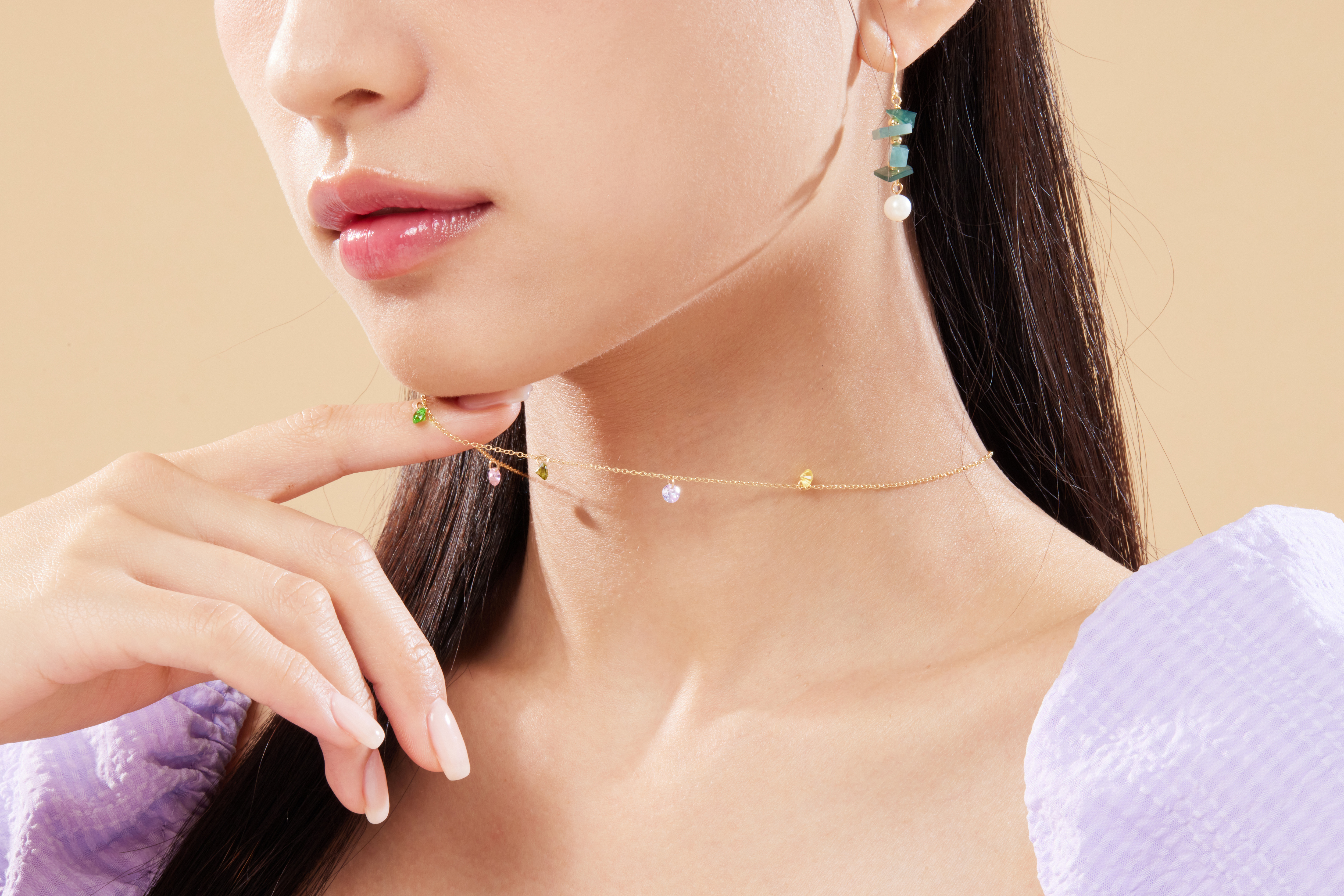 N791  |14kgf 鋯石項鍊